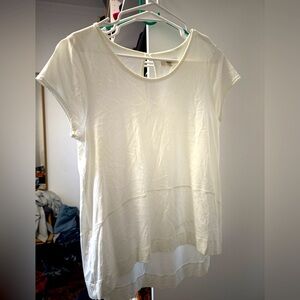 Madewell cotton white shirt medium EUC